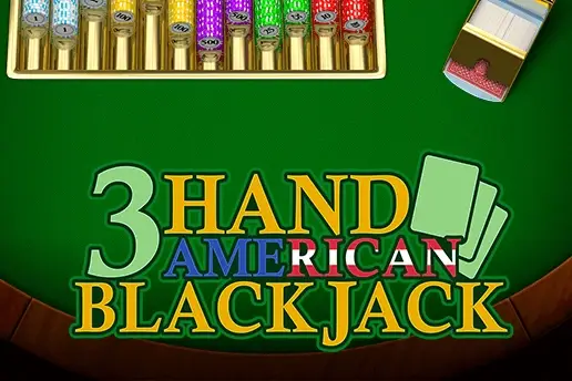 3 Hand American Blackjack Logo