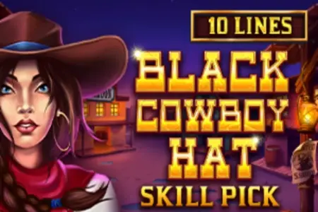 Black Cowboy Hat Logo