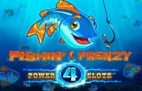 Fishin' Frenzy Power 4 Slots Logo