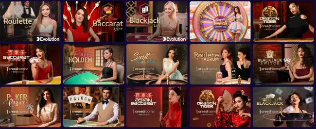 Crashino Live Casino