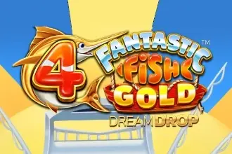 4 Fantastic Fish Gold Dream Drop Logo