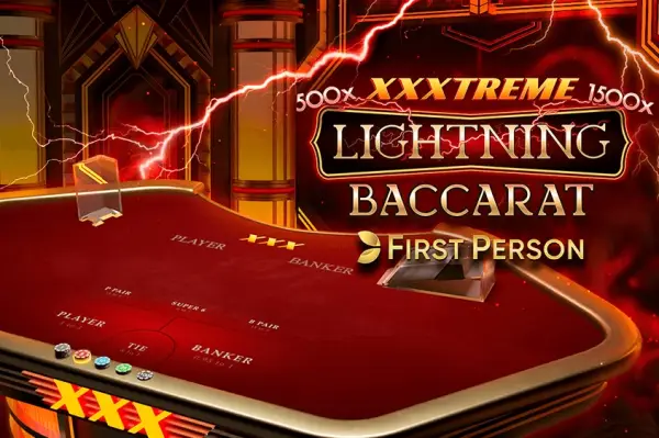 First Person XXXtreme Lightning Baccarat Logo