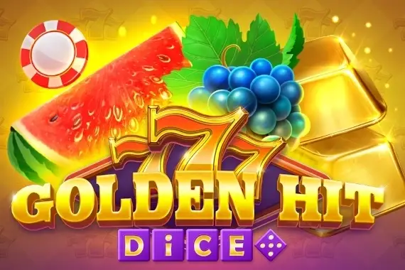 777 Golden Hit Dice Logo