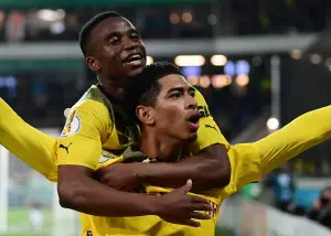 Youssoufa Moukoko und Jude Bellingham Borussia Dortmund