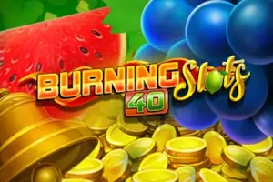 Burning Slots 40 Logo