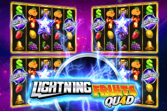 Lightning Fruits Quad Logo