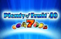 Plenty of Fruit 40 Logo