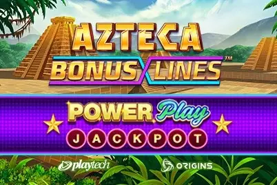 Azteca Bonus Lines PowerPlay Jackpot Logo