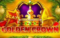 Golden Crown Christmas Logo