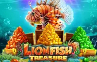 Lion Fish Treasure Logo