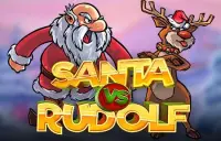 Santa vs Rudolf Logo
