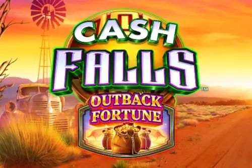 Cash Falls Outback Fortune Logo
