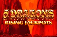 5 Dragons Rising Jackpots Logo