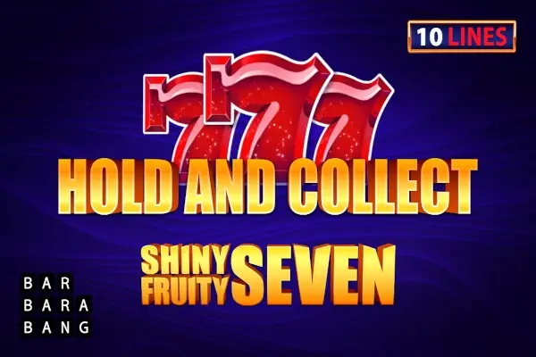 Shiny Fruity Seven 10 Lines Hold and Collect Logo