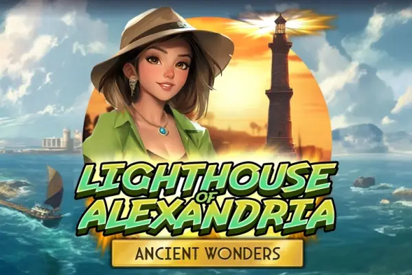 Lighthouse of Alexandria Ancient Wonders Logo