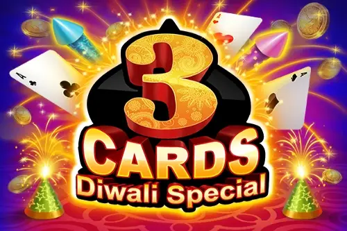 3 Cards Diwali Special Logo