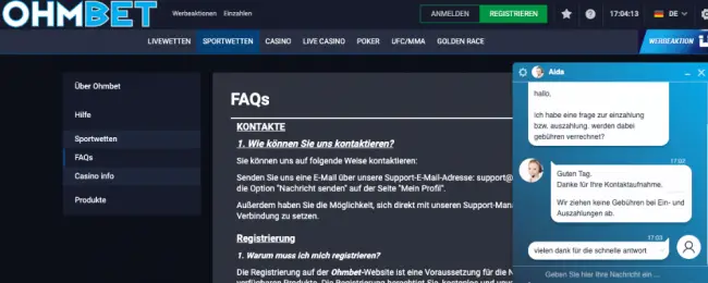 ohmbet-support