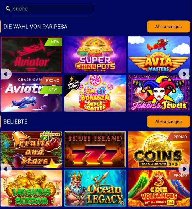 Paripesa Casino Test