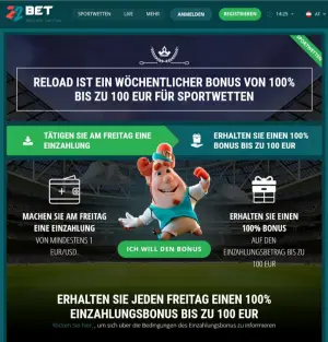 22bet Reload Bonus