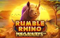 Rumble Rhino Megaways Logo