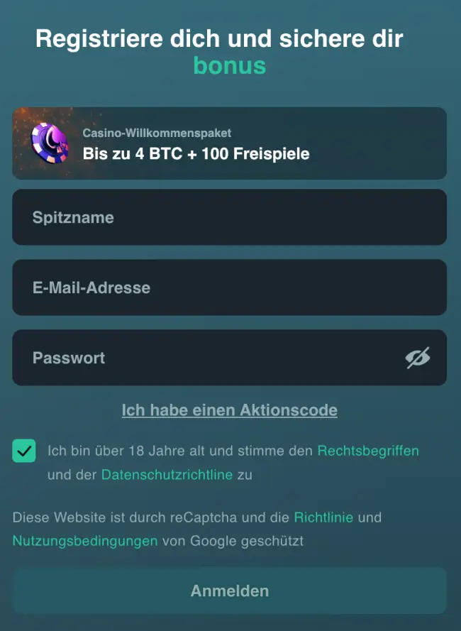 Vave Casino Bonus ohne Einzahlung