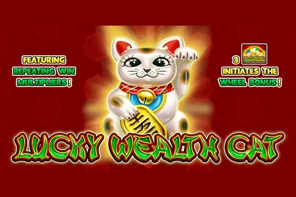 Lucky Wealth Cat Logo