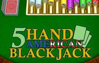 5 Hand American Blackjack Logo