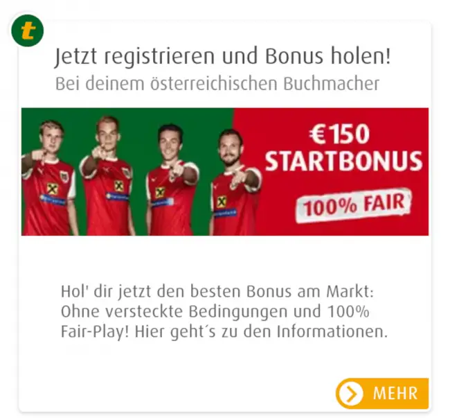 Start Bonus Tipp3
