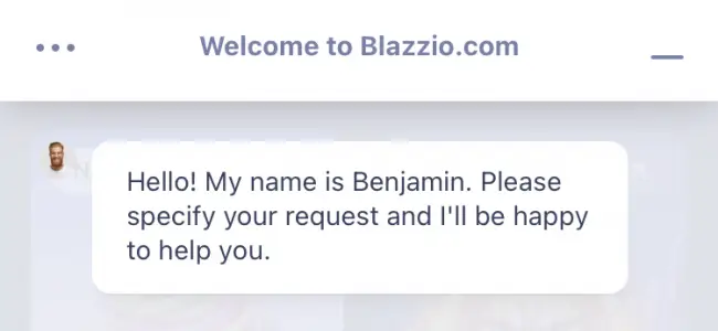 Kundenservice, Blazzio