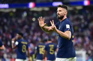 Olivier Giroud Frankreich vs Polen WM 2022