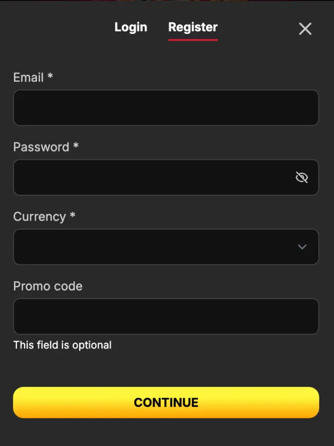 Freespinza Casino Registration