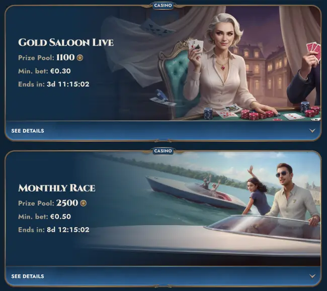 RichRoyal Casino Tournaments