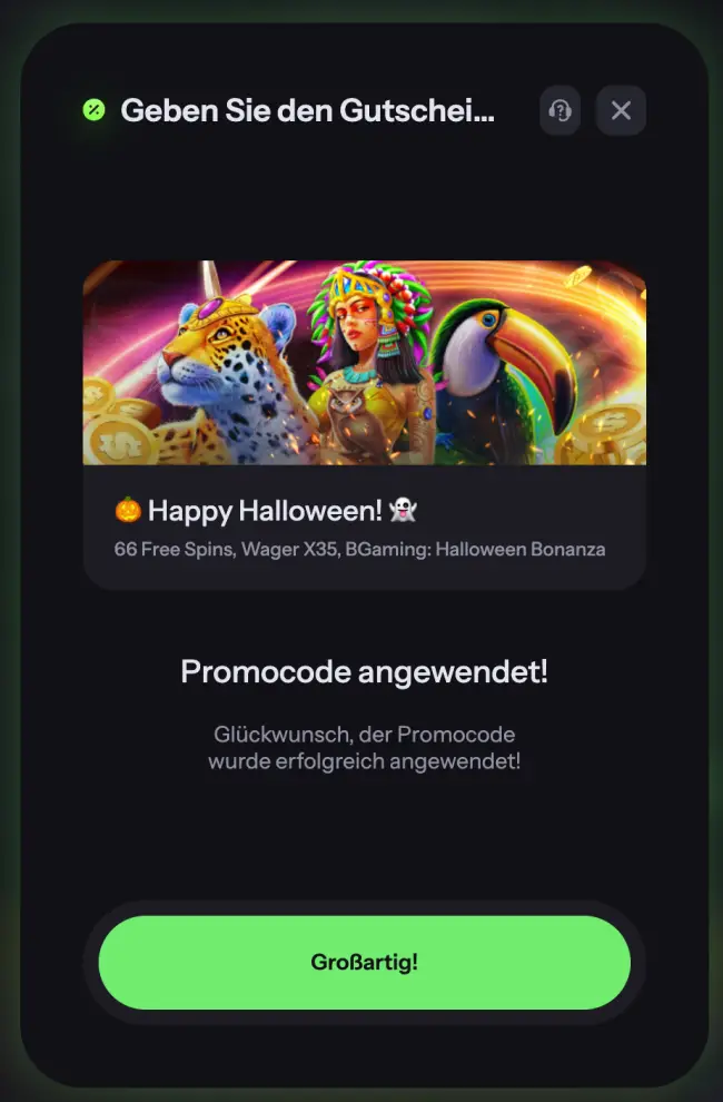 Halloween Casino Bonus