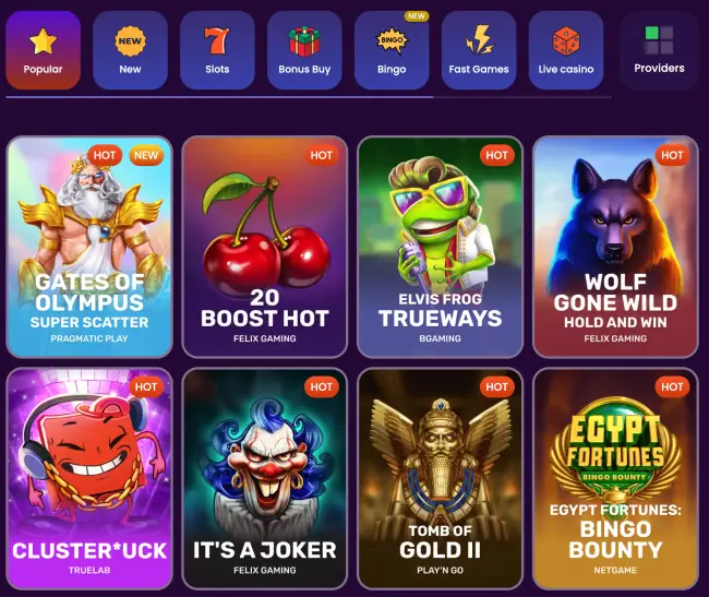 Spinando Casino Slots