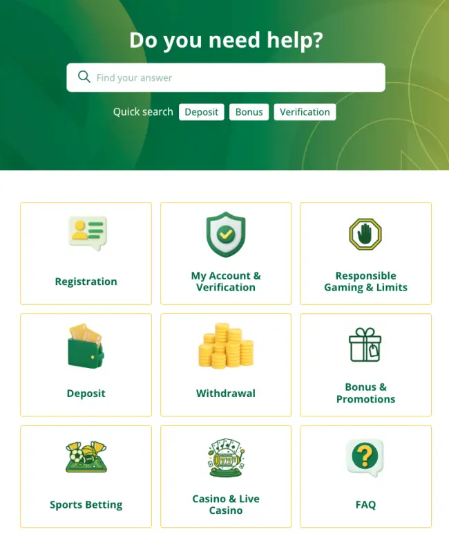 QBet Casino Customer Service