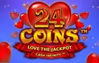 24 Coins - Love The Jackpot Logo