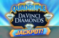 Quadruple Da Vinci Diamonds Jackpot! Logo