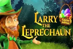 Larry The Leprechaun Easter Edition Logo