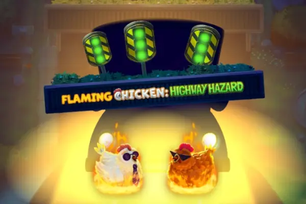 Flaming Chicken Highway Hazard Logo