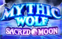 Mythic Wolf Sacred Moon Logo