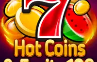 Hot Coins & Fruits 100 Logo