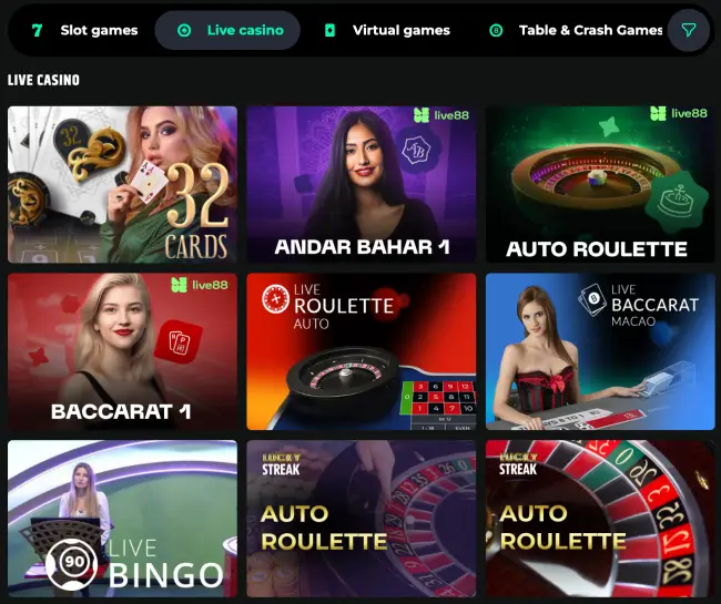 Royal Coala Casino Live Casino