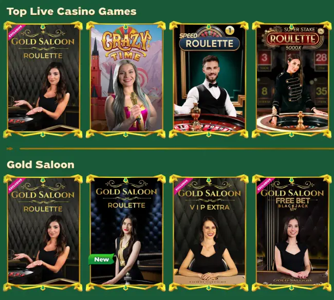 Greenluck Live Casino