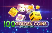 100 Golden Coins Dice Edition Logo
