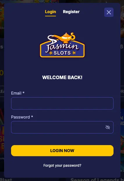Jasminslots Casino Registration
