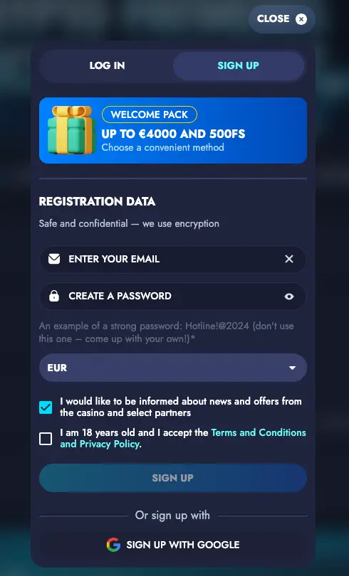 Hotline Casino Review