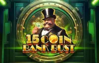 15 Coin Bank Bust Logo