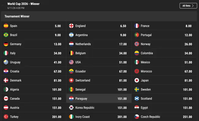 WM 2026 Favoriten