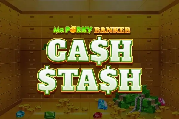 Mr Porky Banker Cash Stash Logo