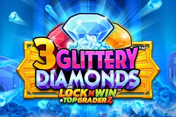3 Glittery Diamonds Logo
